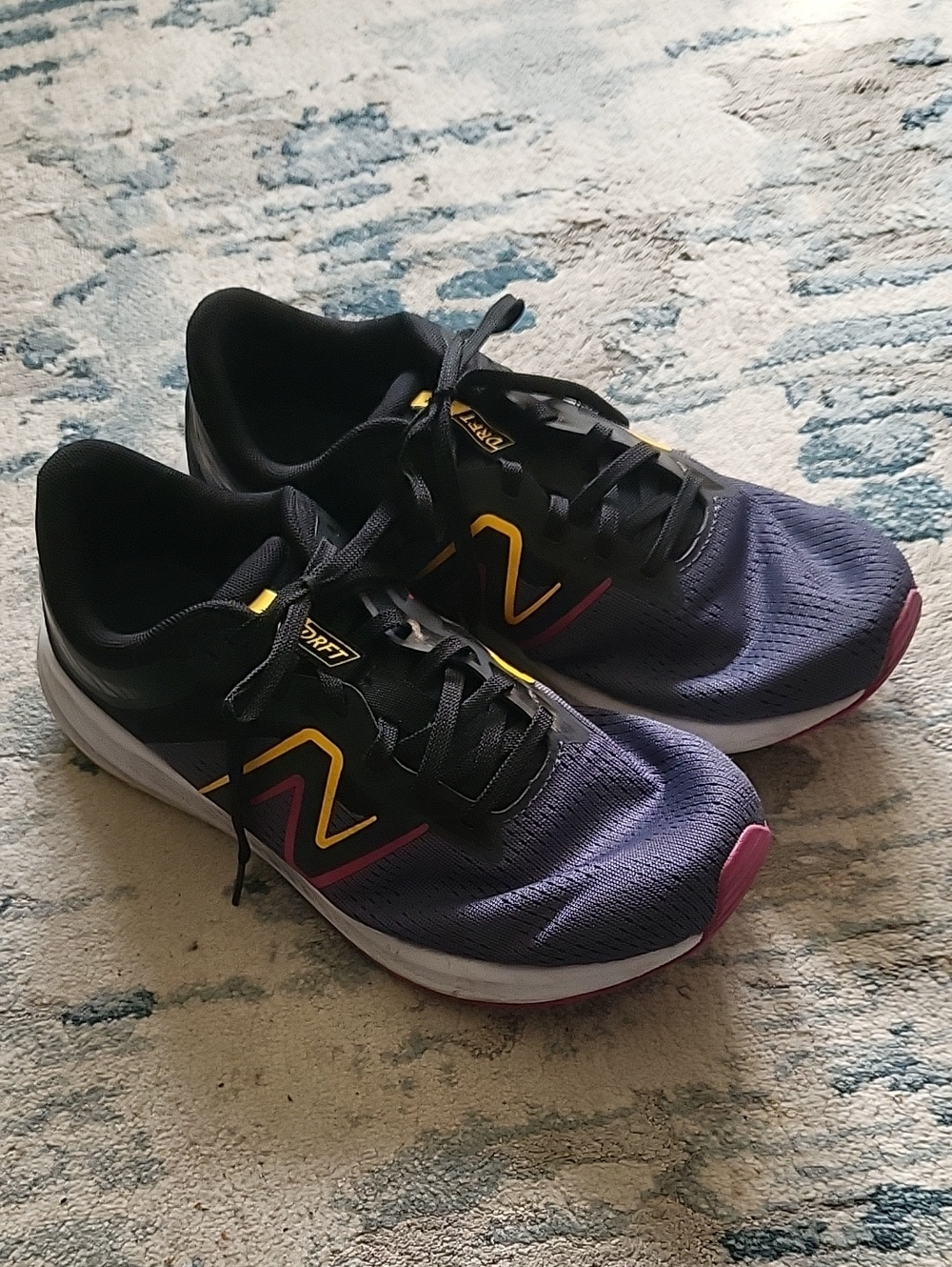 Women's New Balance Navy Athletic Running Shoes
